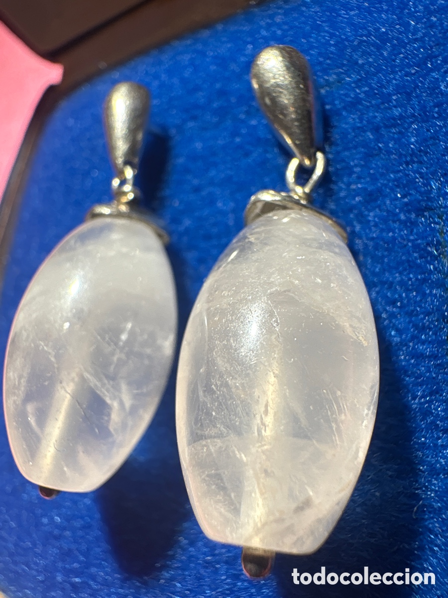Joyeria: Pendientes plata de ley 925 y cuarzo (A4) - Foto 3
