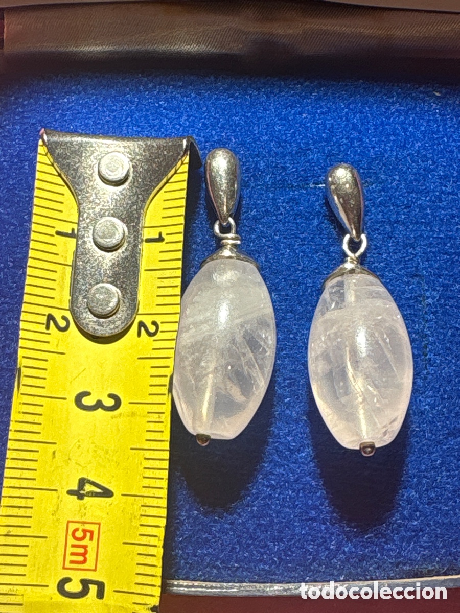 Joyeria: Pendientes plata de ley 925 y cuarzo (A4) - Foto 5
