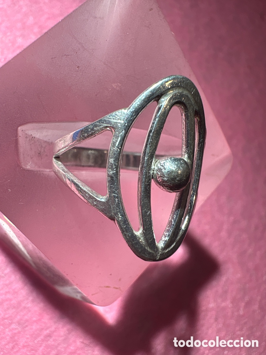 Joyeria: Anillo plata de ley 925 &oacute;valos 20mm (A4) - Foto 2