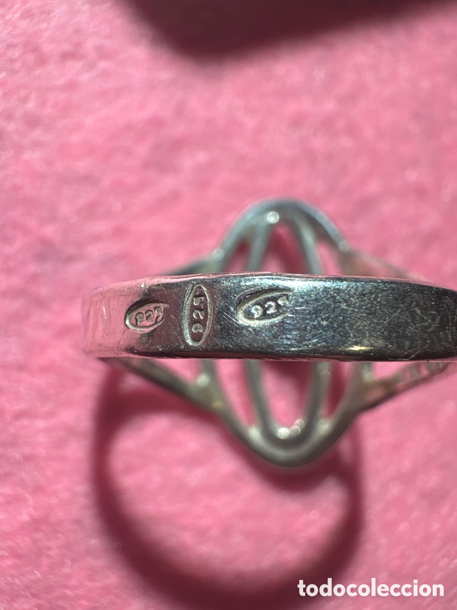 Joyeria: Anillo plata de ley 925 &oacute;valos 20mm (A4) - Foto 5