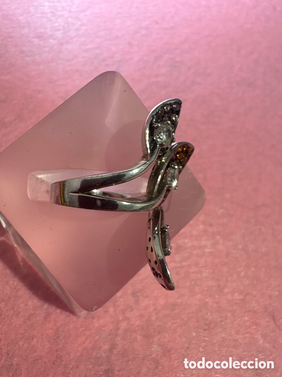 Joyeria: Anillo plata de ley 925 y circonitas (A4) - Foto 2