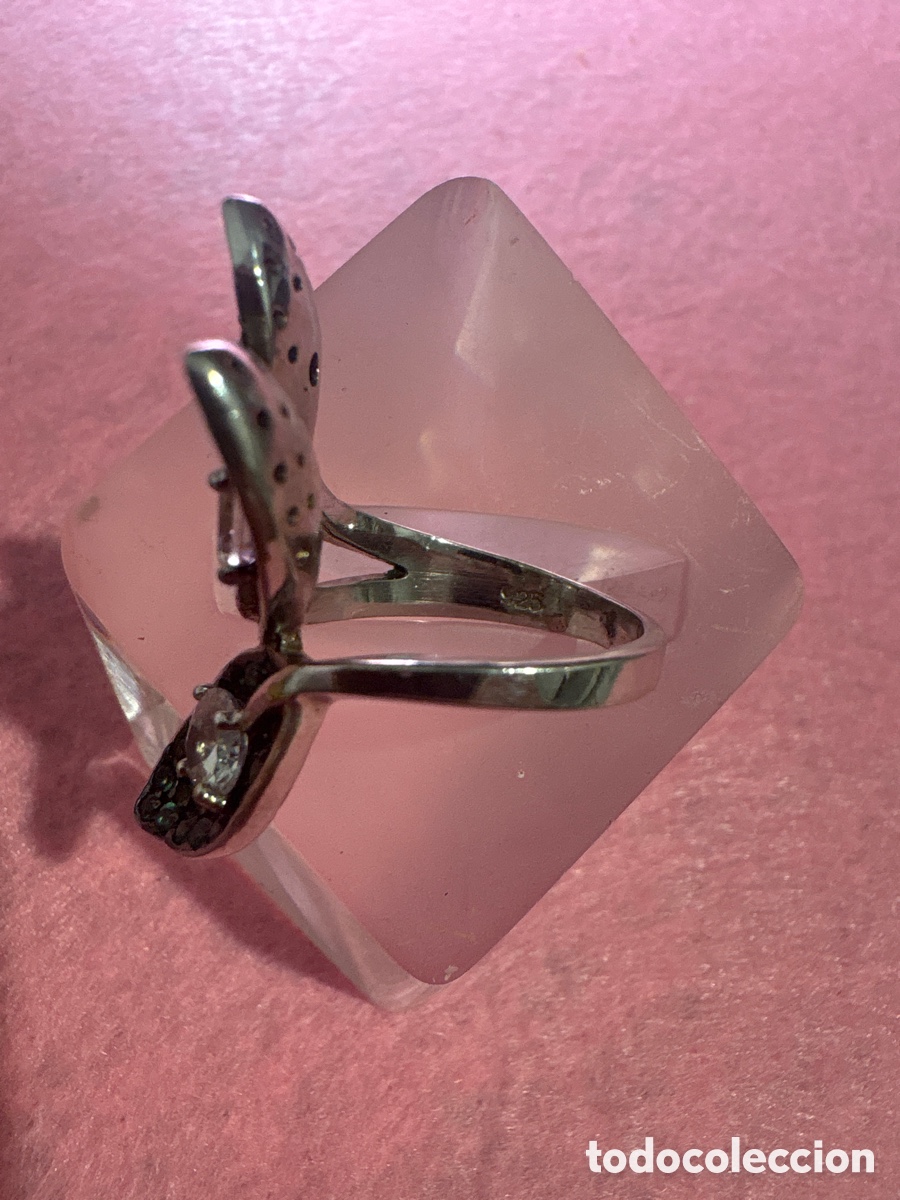 Joyeria: Anillo plata de ley 925 y circonitas (A4) - Foto 3