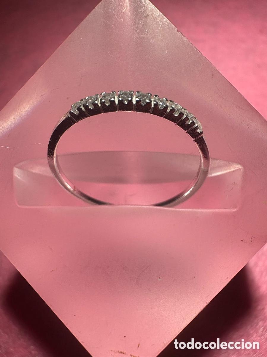 Joyeria: Alianza plata de ley, anillos con piedras a identificar (A4)