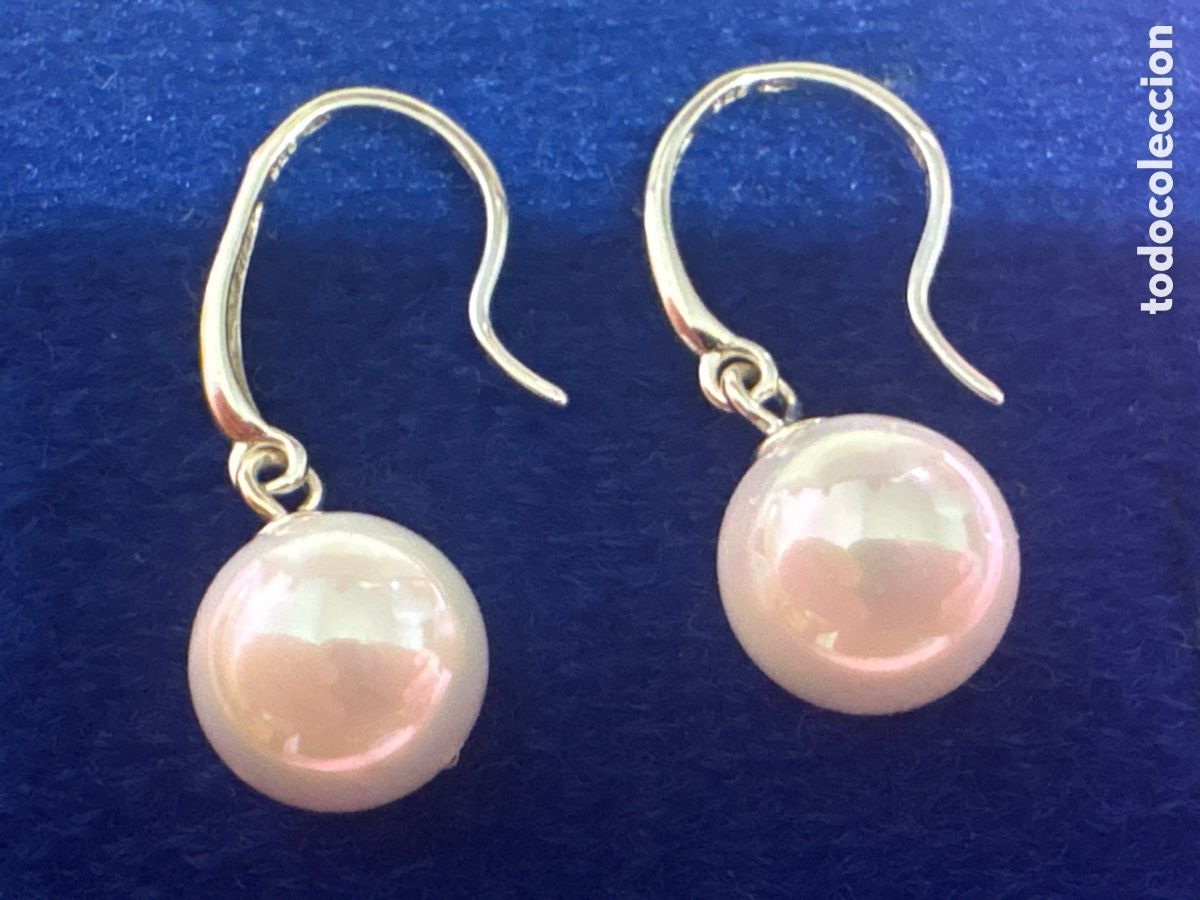 Joyeria: Pendientes plata de ley 925 y perlas (A4) - Foto 3