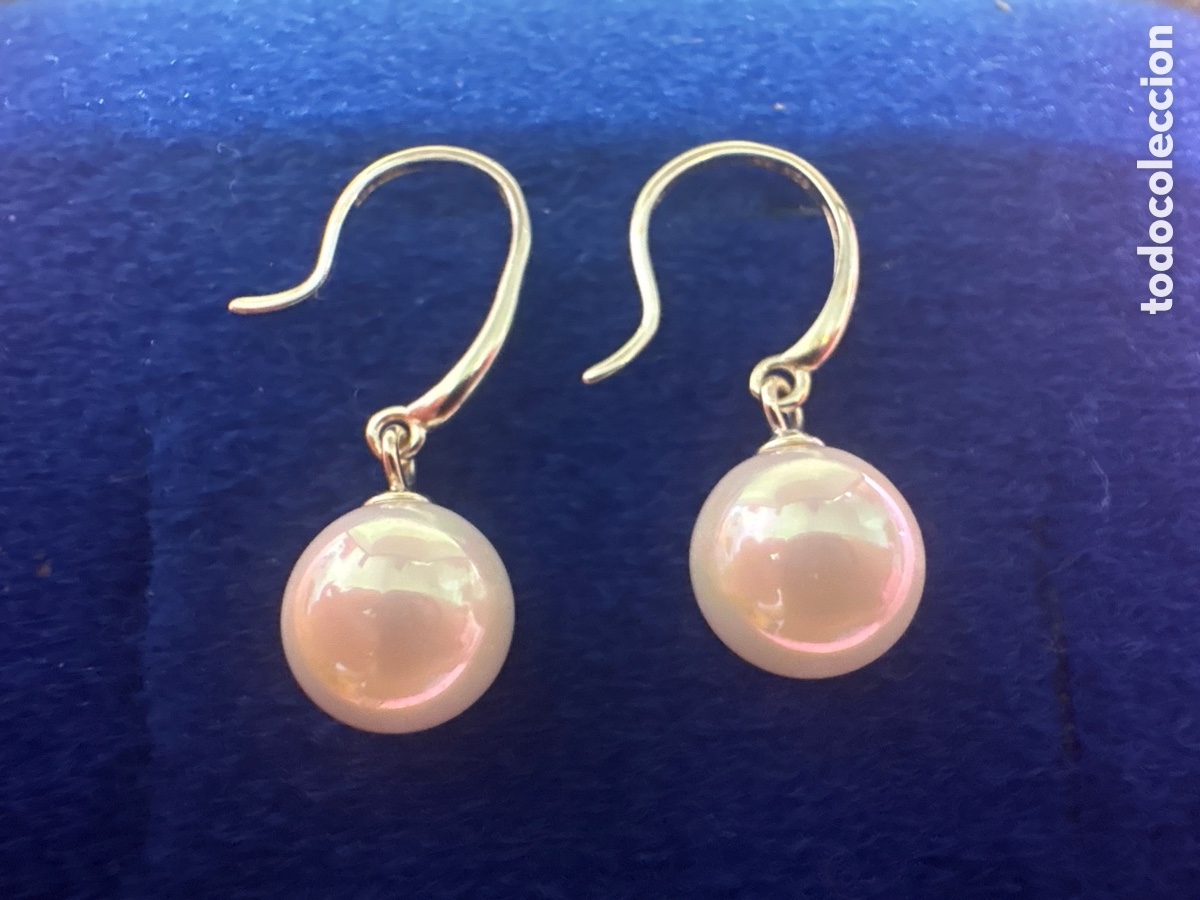 Joyeria: Pendientes plata de ley 925 y perlas (A4)
