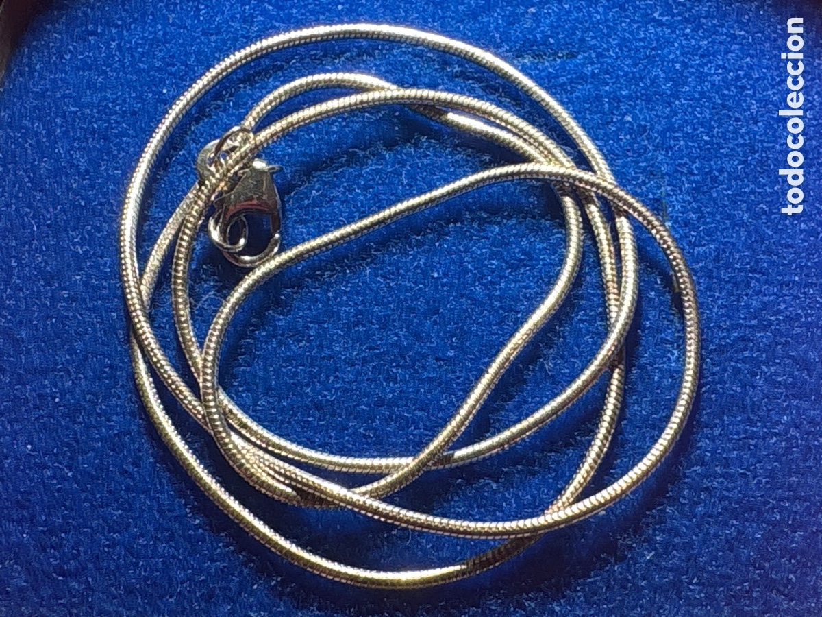 Joyeria: Cadena cord&oacute;n plata de ley 925, longitud: 21 cm cerrada, 5,05 gramos (A4)