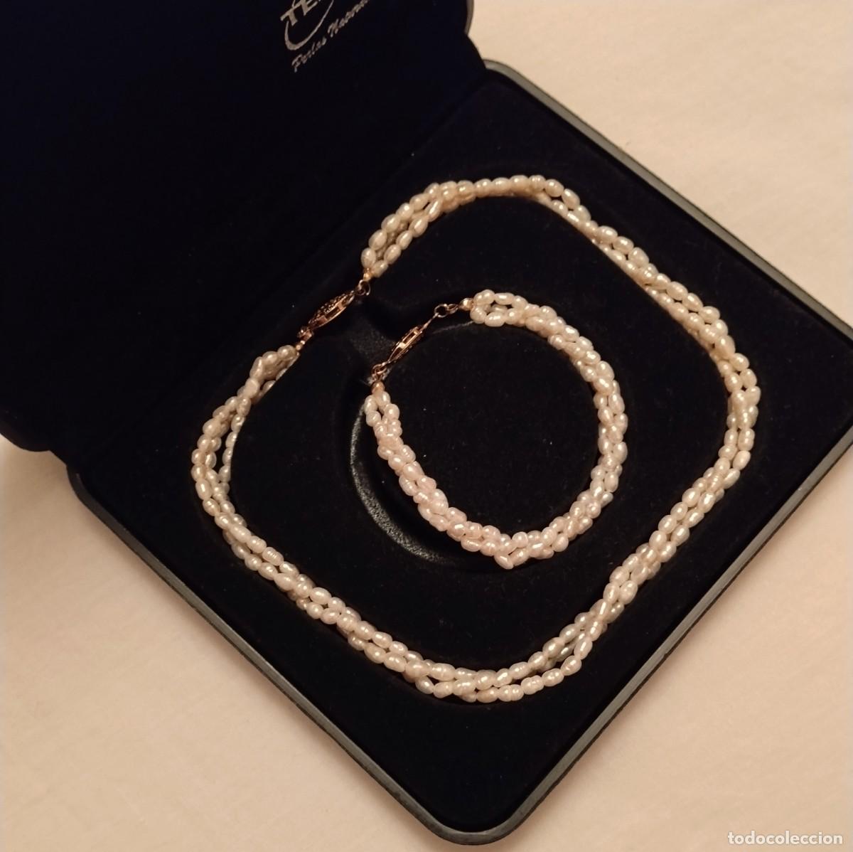 Joyeria: Collar y pulsera Perlas