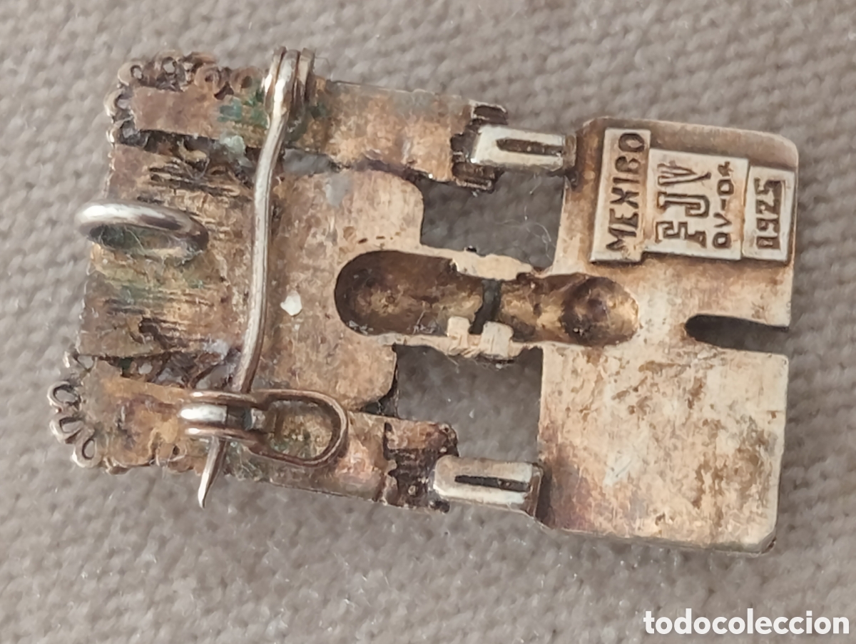 Joyeria: Broche colgante azteca - Foto 2