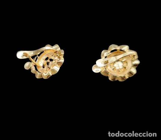 Joyeria: Conjunto de anillo y pendientes oro - Foto 6