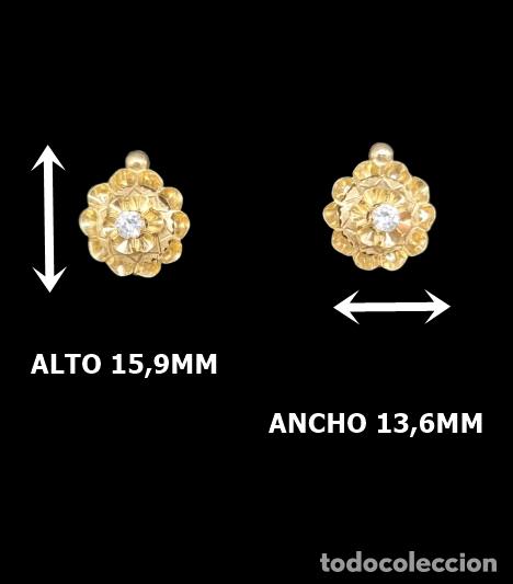 Joyeria: Conjunto de anillo y pendientes oro - Foto 8