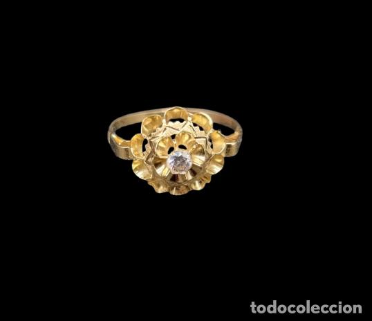 Joyeria: Conjunto de anillo y pendientes oro - Foto 10