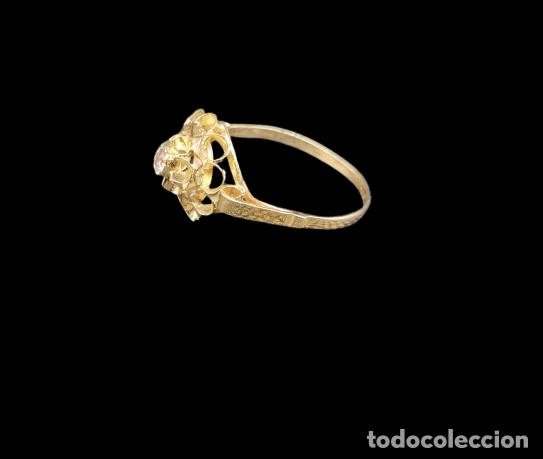 Joyeria: Conjunto de anillo y pendientes oro - Foto 11