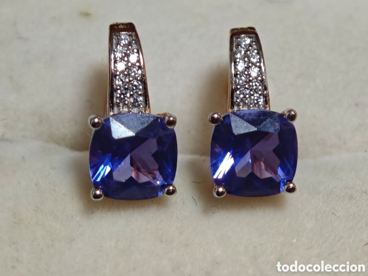 Joyeria: Anillo en plata de ley con tanzanitas y circonitas - Foto 7