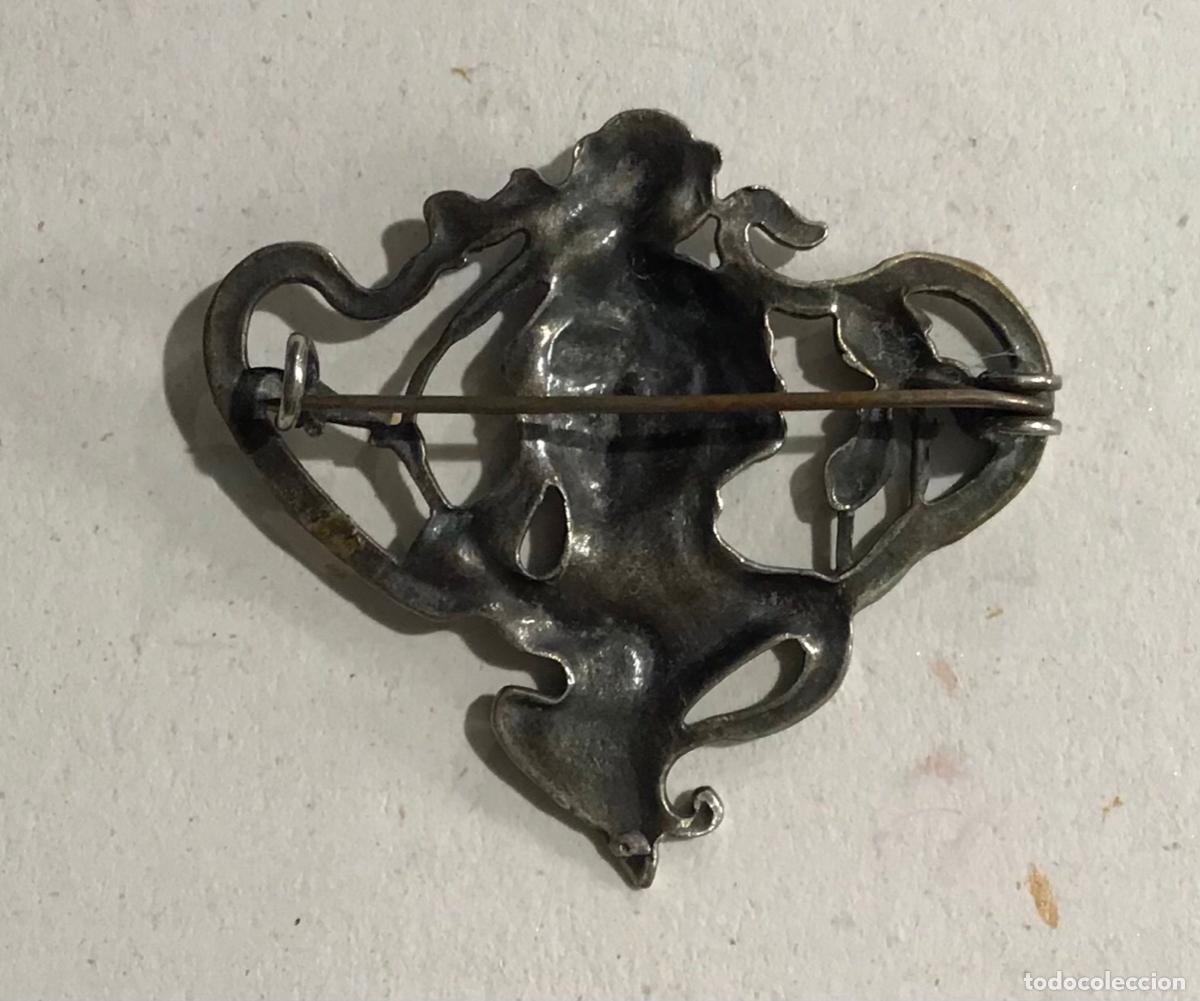 Joyeria: BROCHE PLATEADO, ESTILO MODERNISTA - Foto 2