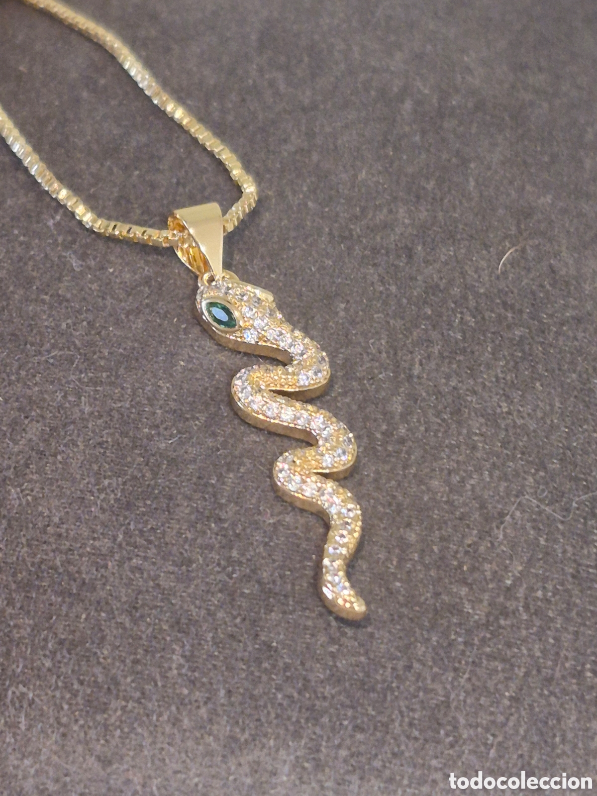 Joyeria: PRECIOSO COLLAR CON COLGANTE DE SERPIENTE. REF S3 C ORO 180826