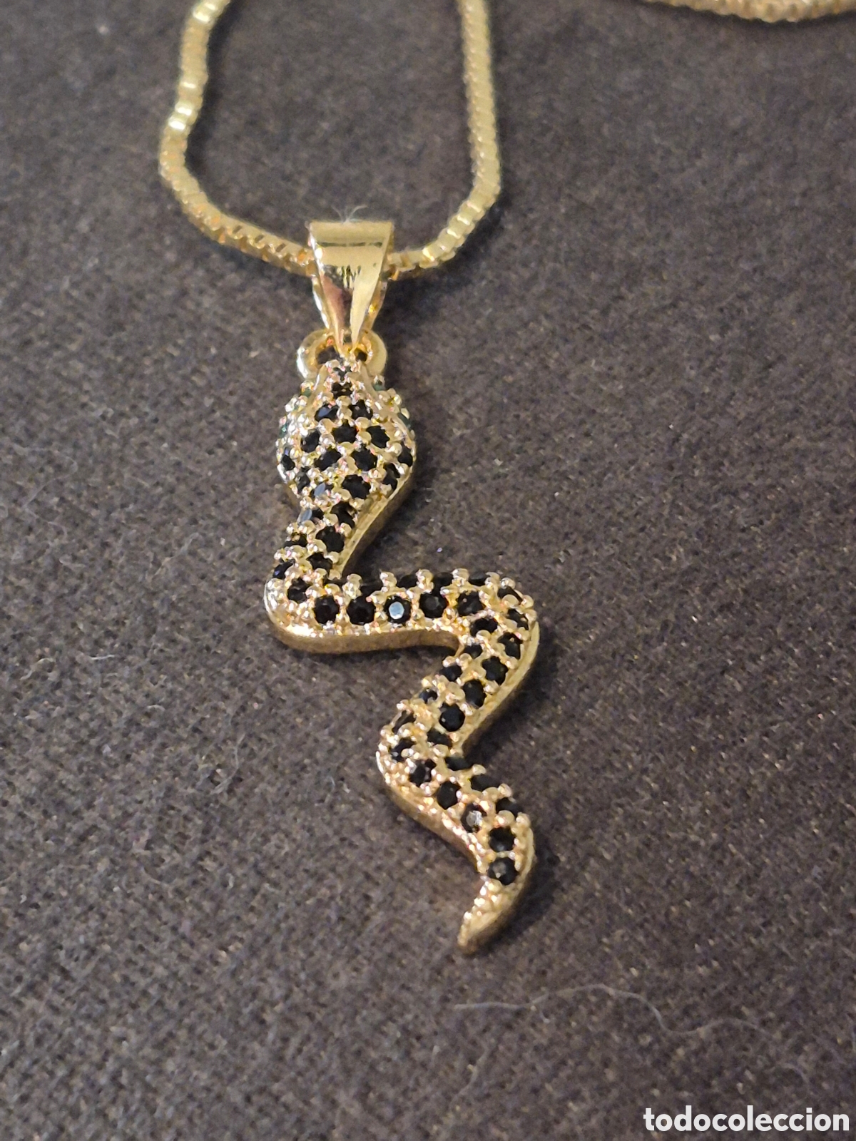 Joyeria: PRECIOSO COLLAR CON COLGANTE DE SERPIENTE. REF S4 C ORO 180826