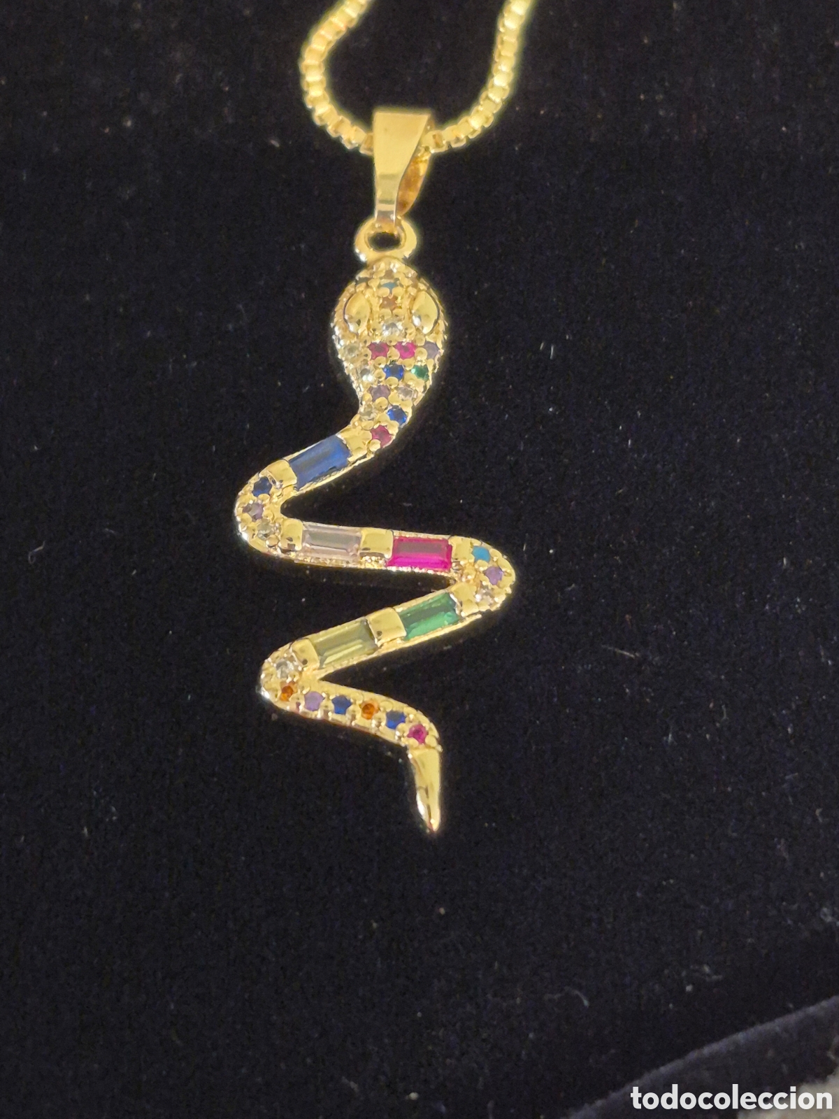 Joyeria: PRECIOSO COLLAR CON COLGANTE DE SERPIENTE. REF S5 C ORO 180826