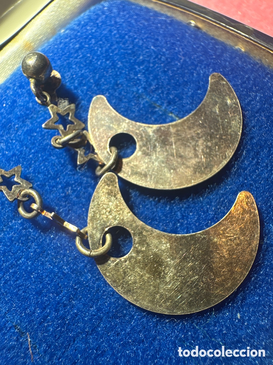Joyeria: Pendientes Luna y estrellas plata de ley (A2) - Foto 3