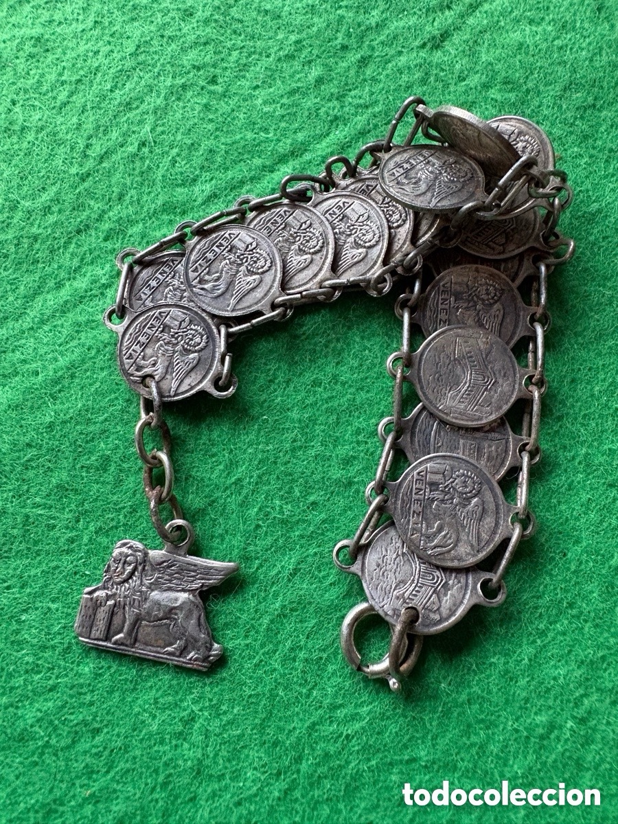 Joyeria: Antigua pulsera de monedas (A2)