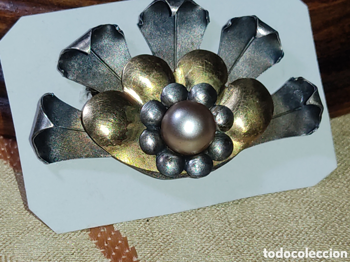 Joyeria: Broche modernista,p&eacute;talos.*T* - Foto 2