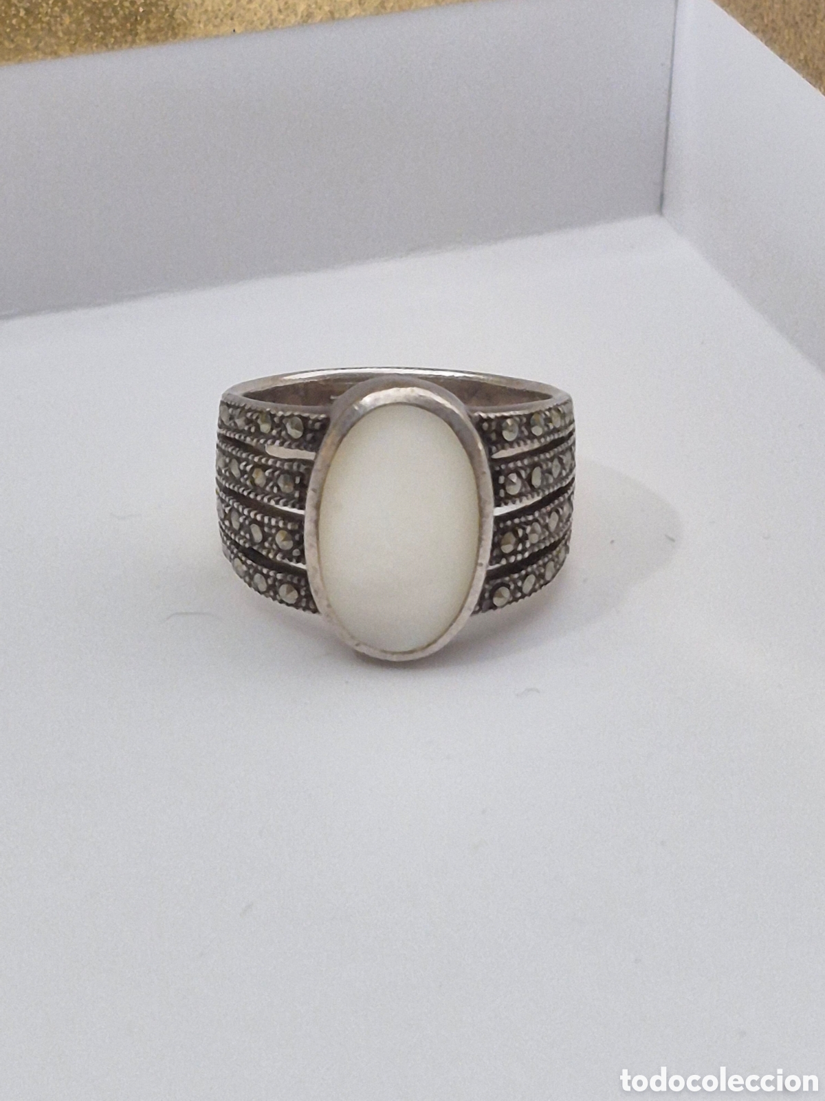 Joyeria: FANT&Aacute;STICO ANILLO DE PLATA DE LEY Y NACAR. Ref S3 JOY ACT ANILLOS 200826