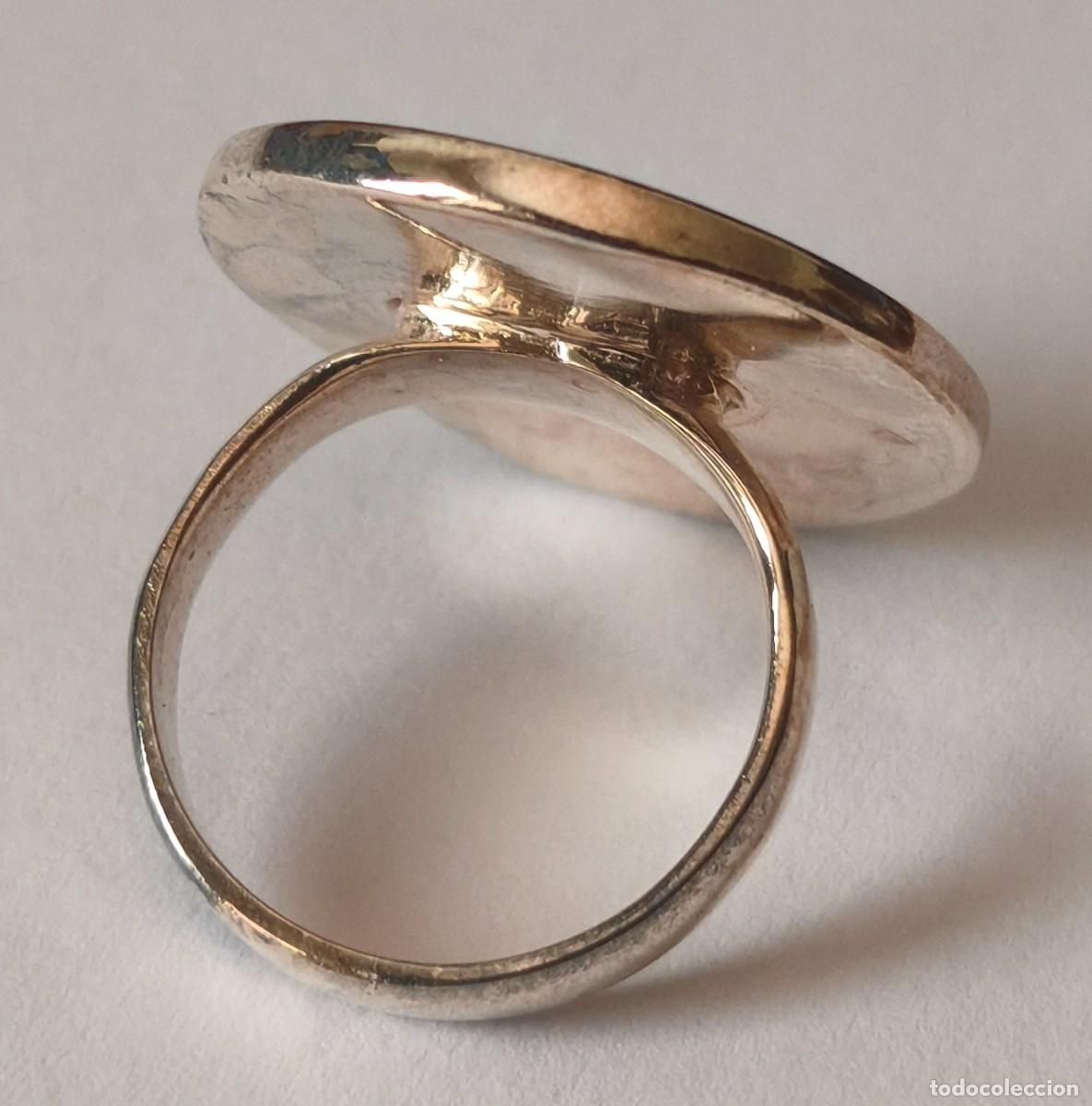 Joyeria: Anillo de plata de Ley de 925mm. En forma de coraz&oacute;n - Foto 3
