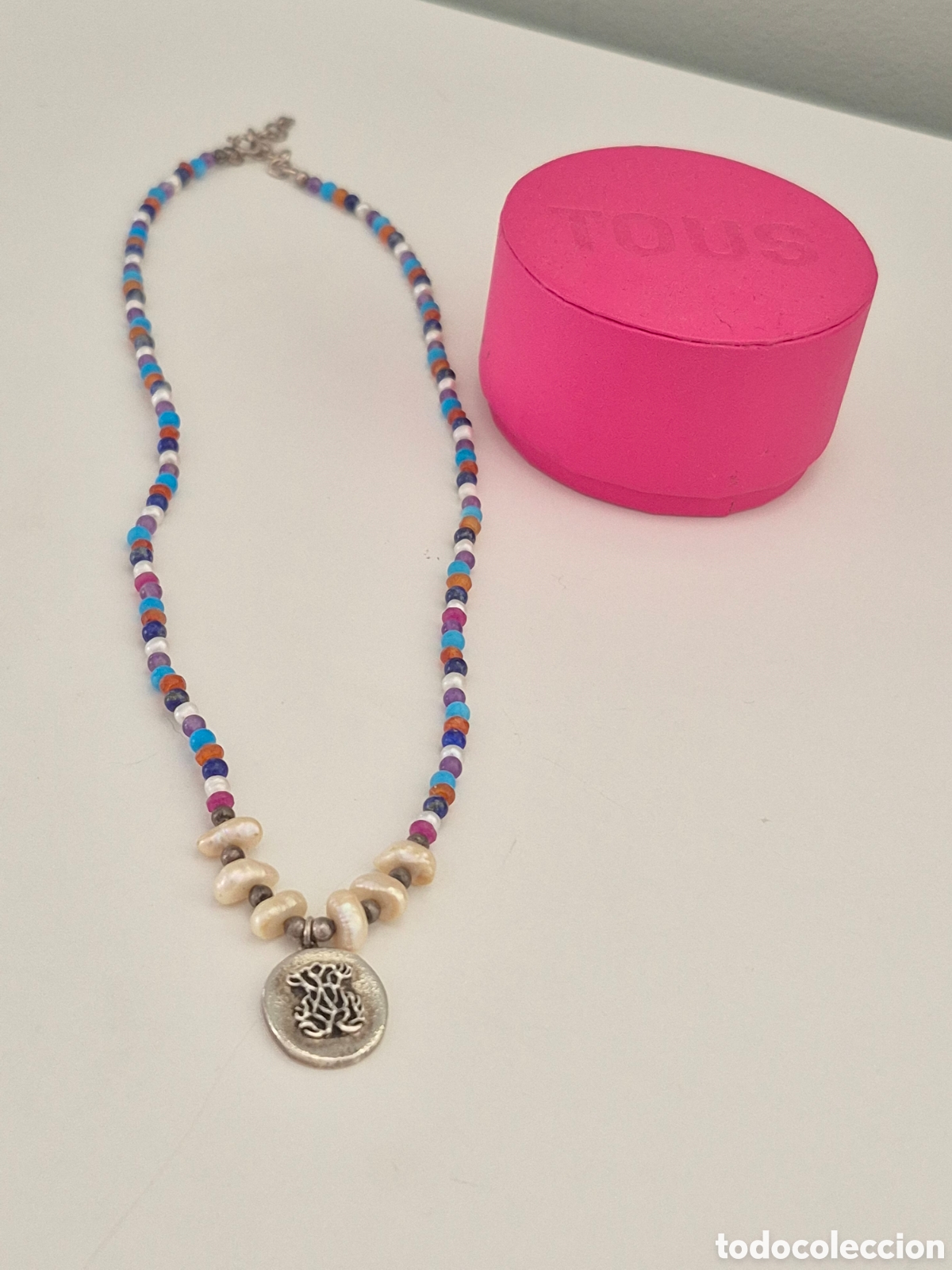 Joaillerie: PRECIOSO COLLAR DE TOUS DE PLATA Y PIEDRAS. REF S6 C JOY ACTUAL COLLARES 050525