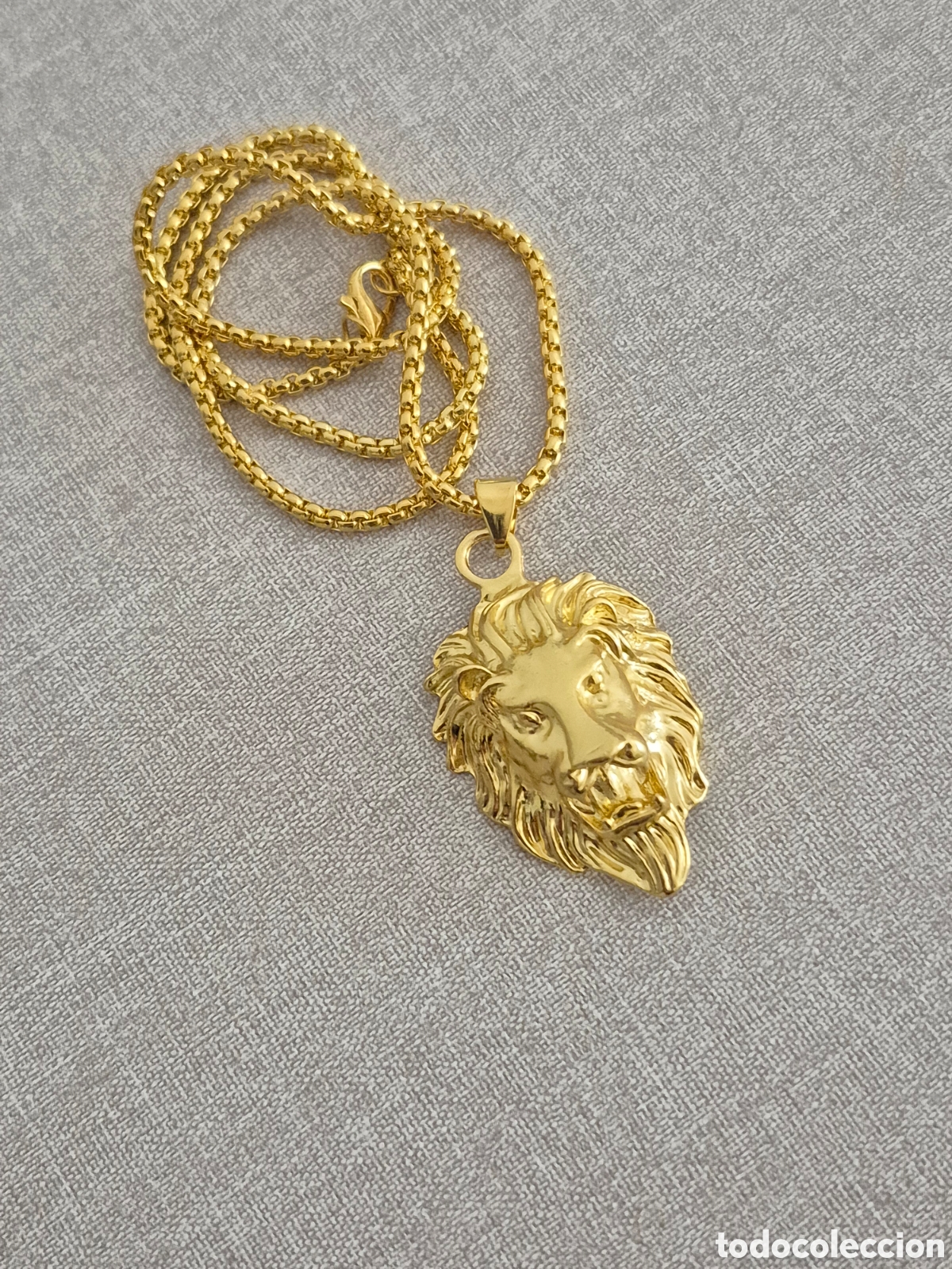 Joyeria: PRECIOSO COLGANTE DE UN LEON Y CADENA. REF S5 C ORO 210826