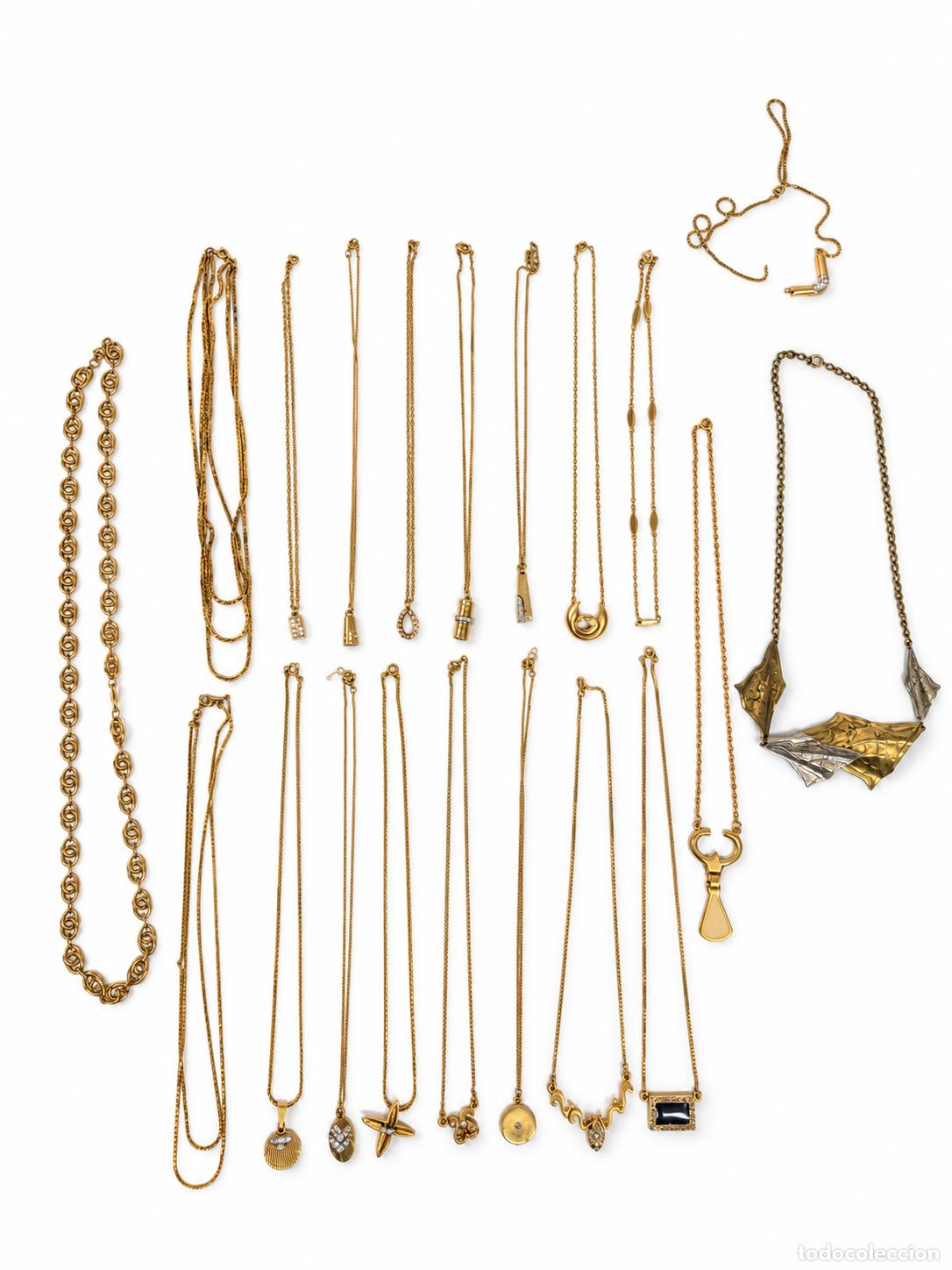 Joyeria: Lote de 20 Collares - Collar - Chapados en Oro