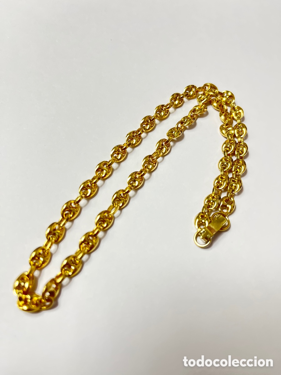 Joyeria: Cadena calabrote de plata chapada de oro /CA509 - Foto 2