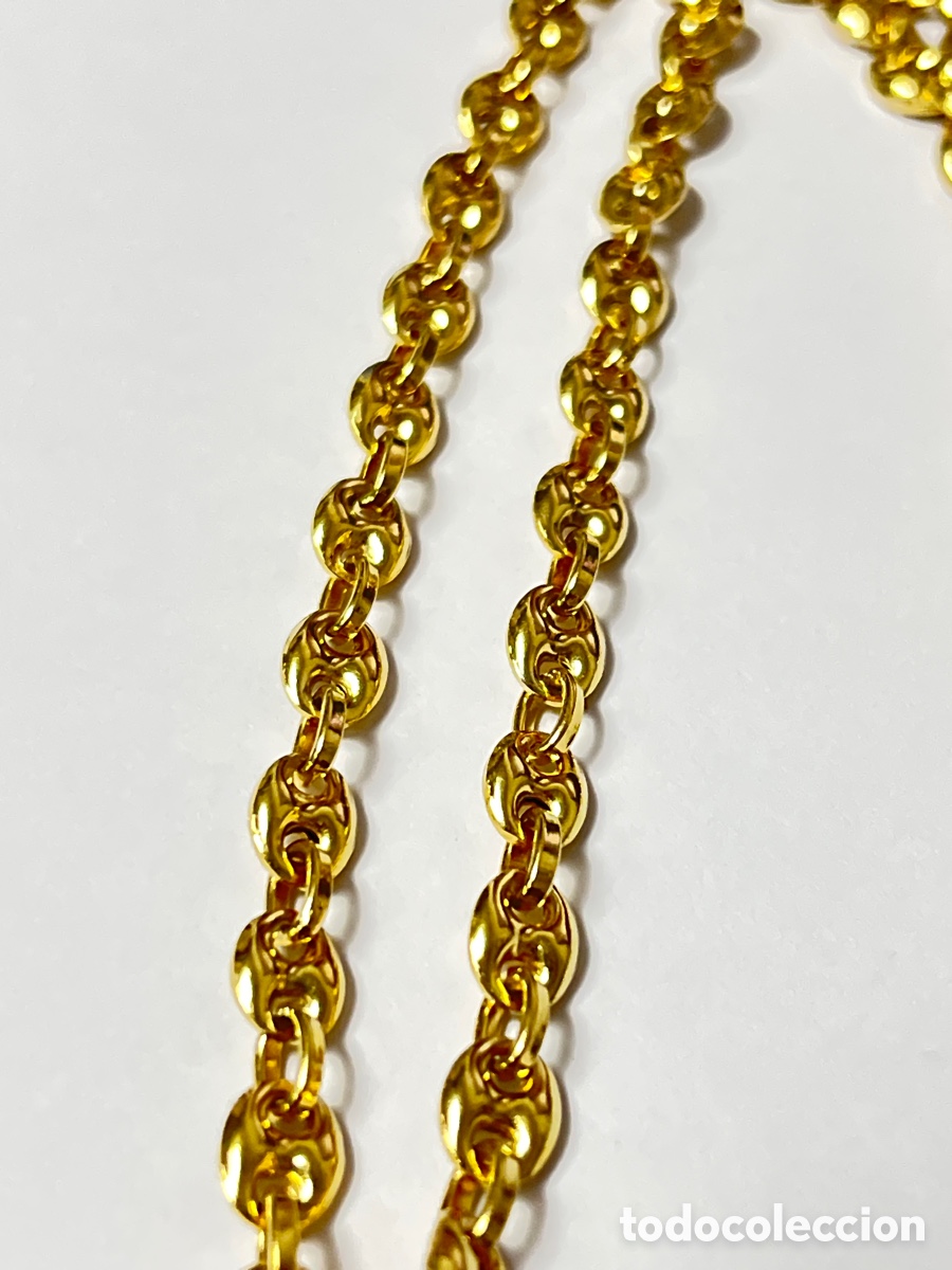 Joyeria: Cadena calabrote de plata chapada de oro /CA509 - Foto 3
