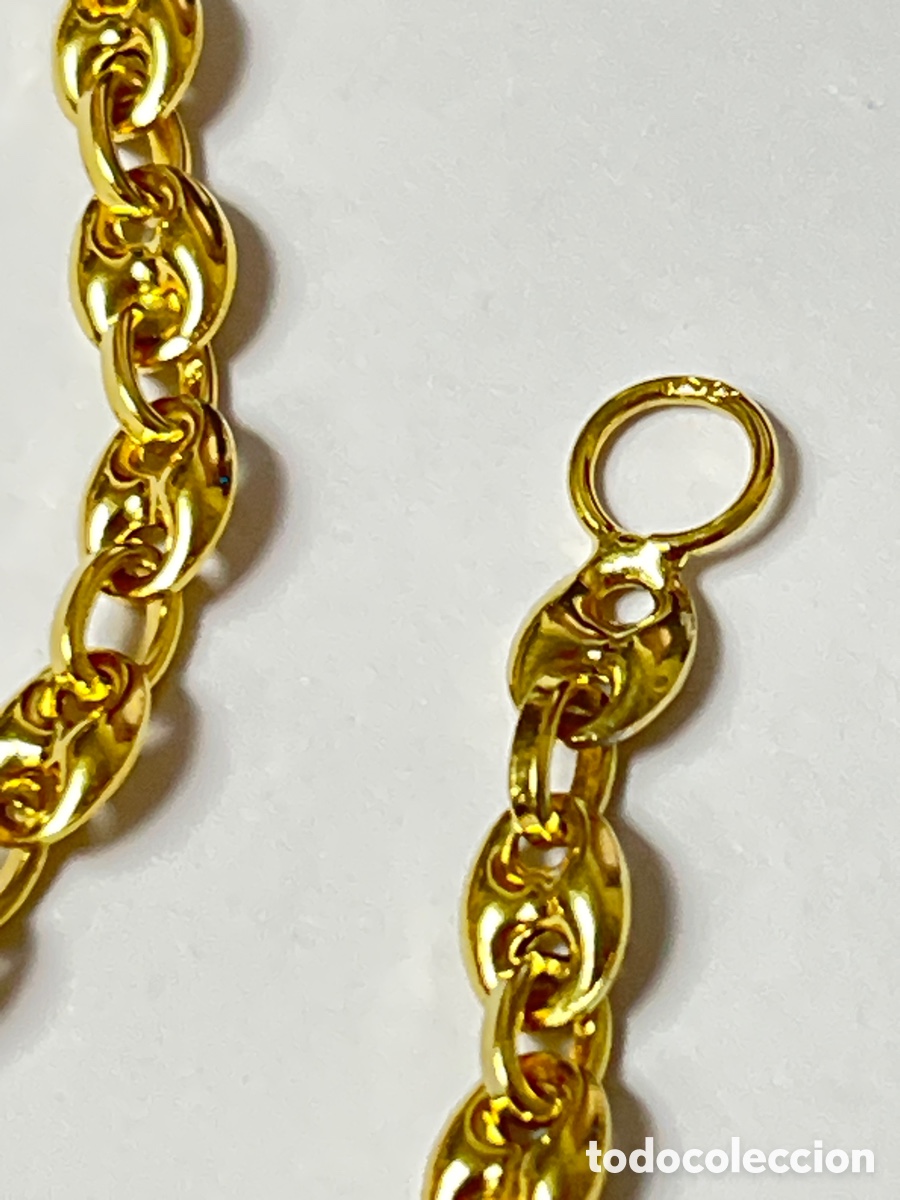 Joyeria: Cadena calabrote de plata chapada de oro /CA509 - Foto 5