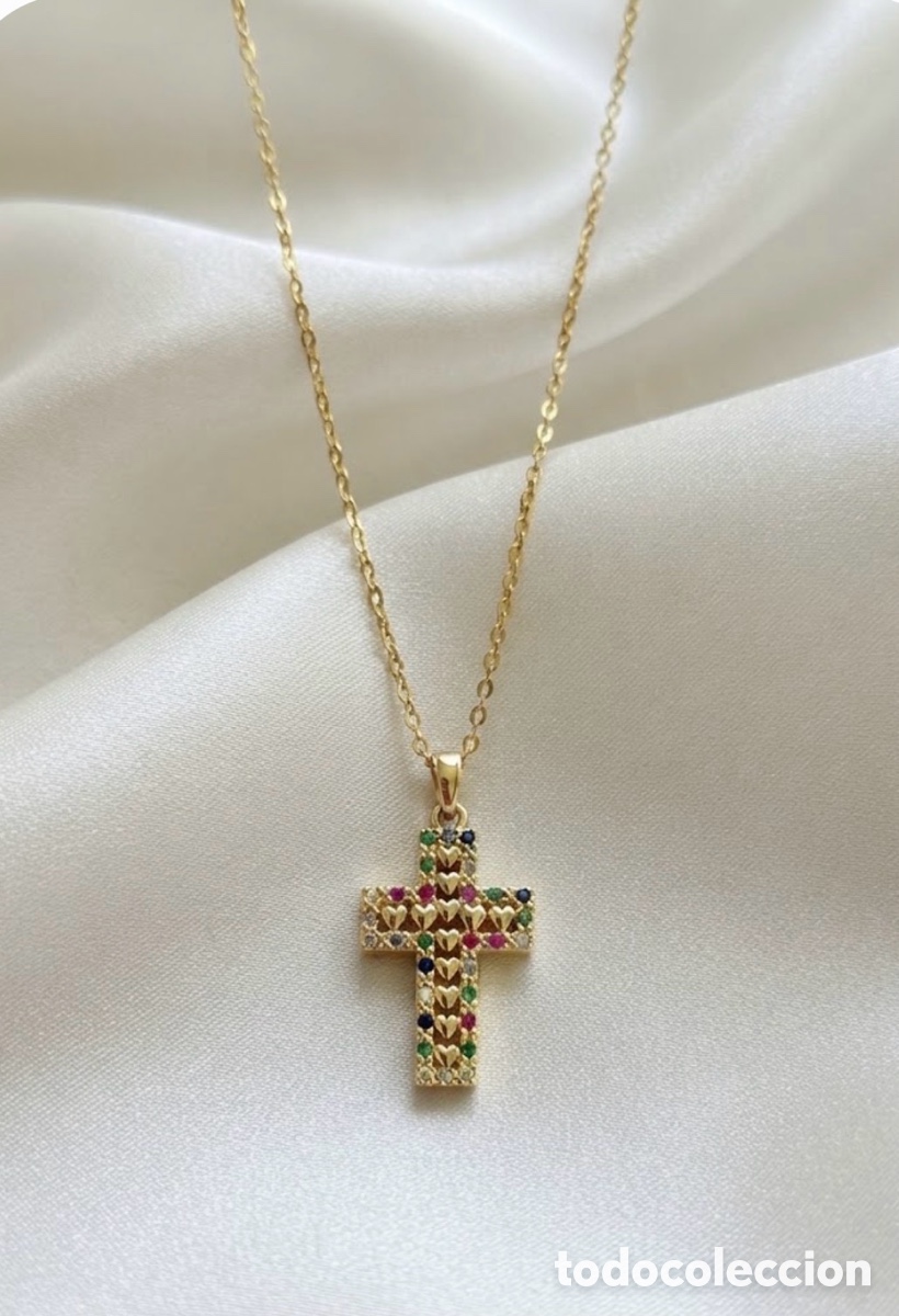 Joyeria: Colgante cruz preciosa