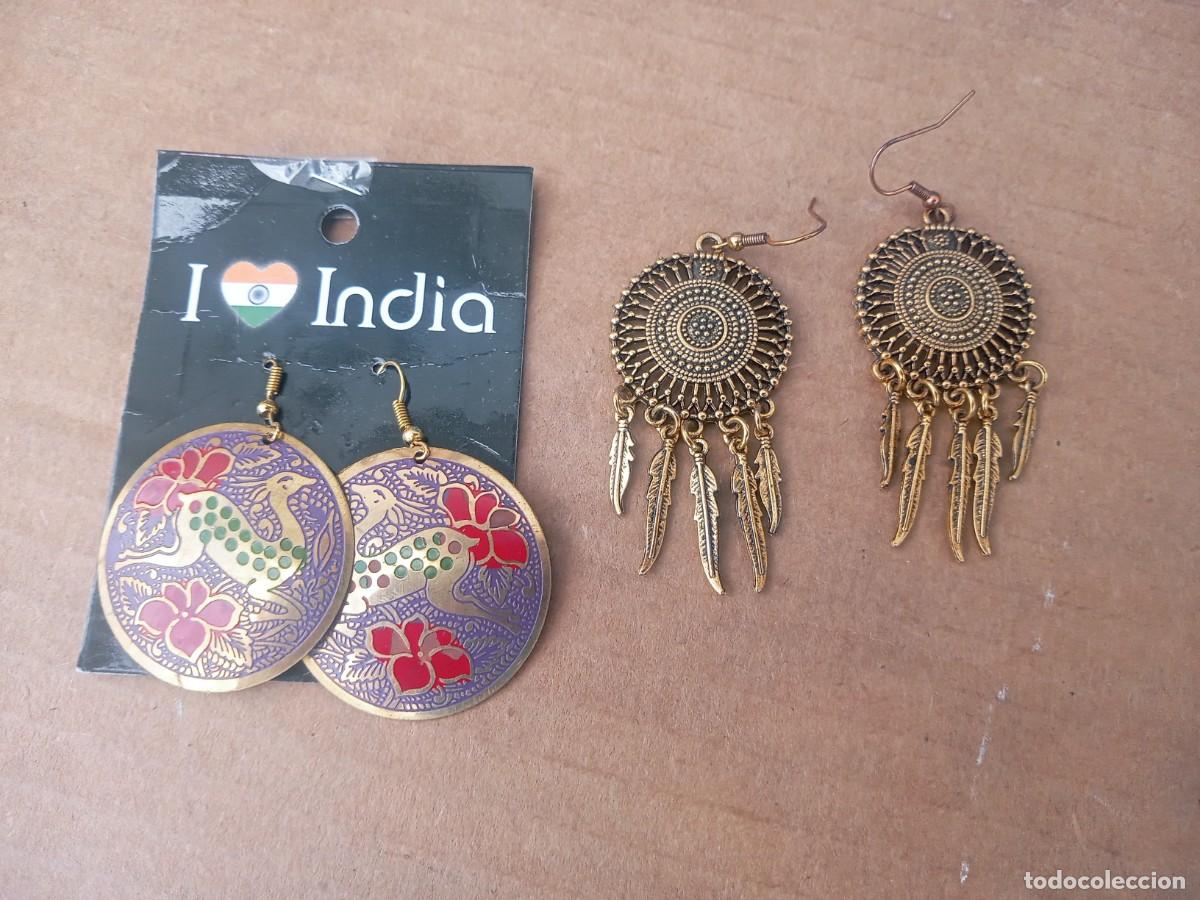 Joyeria: BONITA PAREJA DE PENDIENTES INDIOS