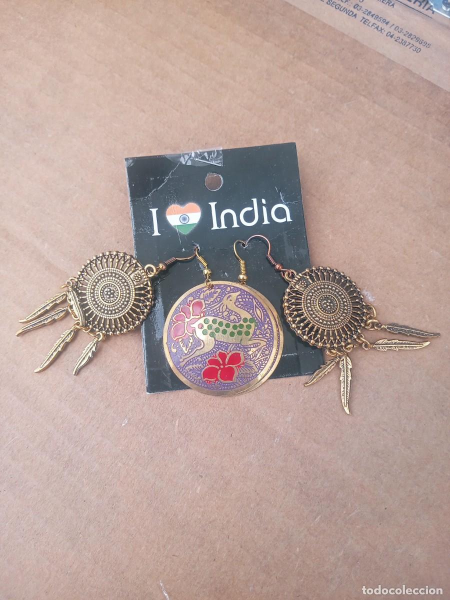 Joyeria: BONITA PAREJA DE PENDIENTES INDIOS - Foto 3