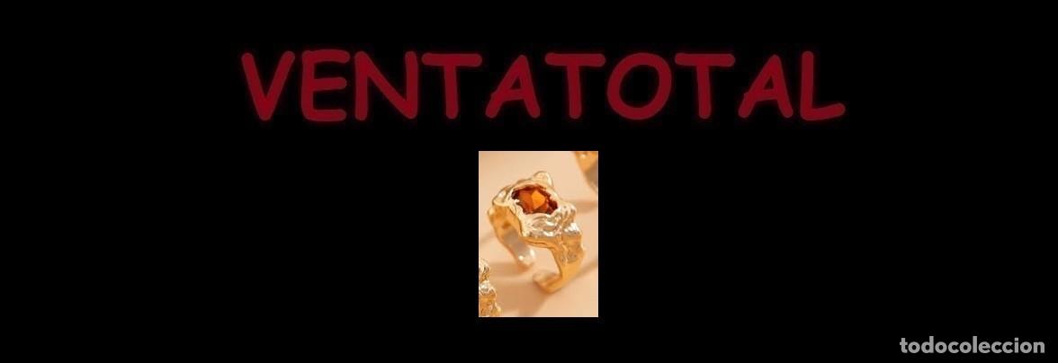 Joyeria: SORTIJA ADAPTABLE DE ORO AMARILLO DE 22 KILATES LAMINADO - CON TIPO GRANATE PESA 4,6 GRAMOS