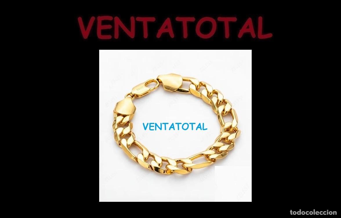 Joyeria: ELEGANTE PULSERA TRENZADA CALIDAD SUPERIOR ES DE ORO 18 KILATES LAMINADO LEER DENTRO DESCRIPCION