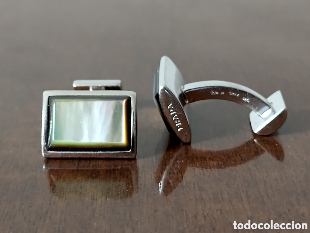 Joyeria: Gemelos Prada plata 925 &iquest;n&aacute;car negro?