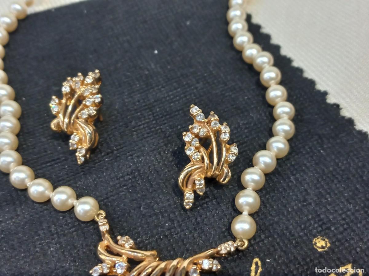 Joyeria: COLLAR PERLAS con CENTRO PALMA Y PENDIENTES - Foto 6