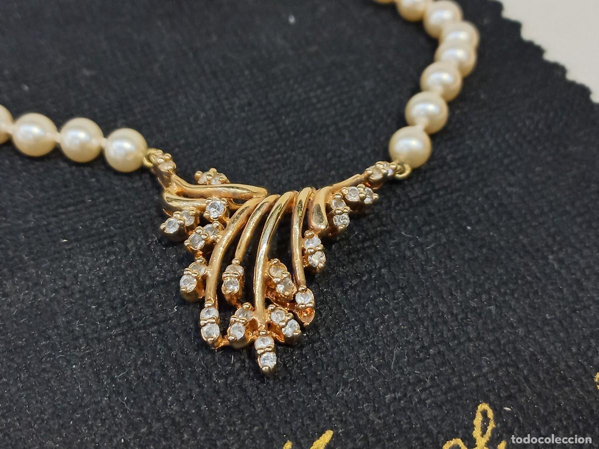 Joyeria: COLLAR PERLAS con CENTRO PALMA Y PENDIENTES - Foto 7