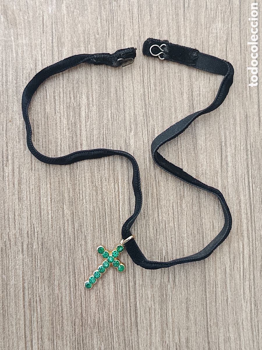Joyeria: Cruz traje regional en verde - Foto 2