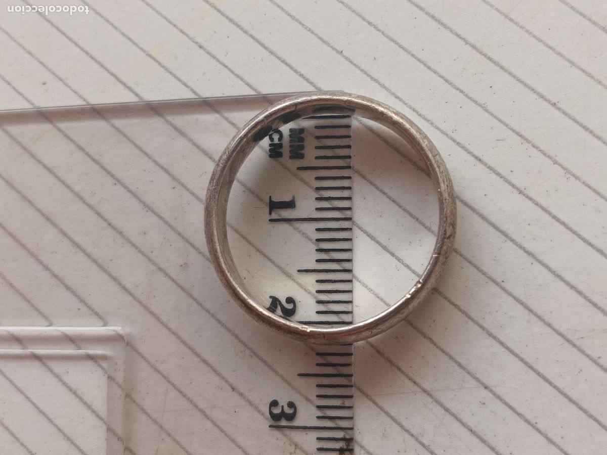 Joyeria: Anillo de plata contrastada de 925