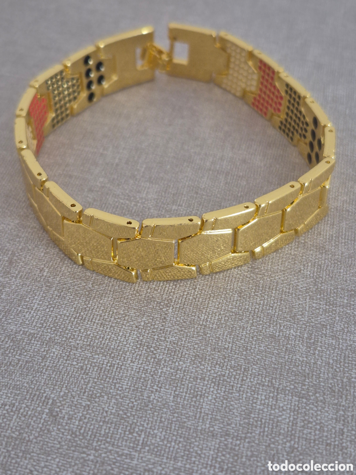Joyeria: BONITA PULSERA CON BA&Ntilde;O DE ORO. REF S4 C ORO 240826
