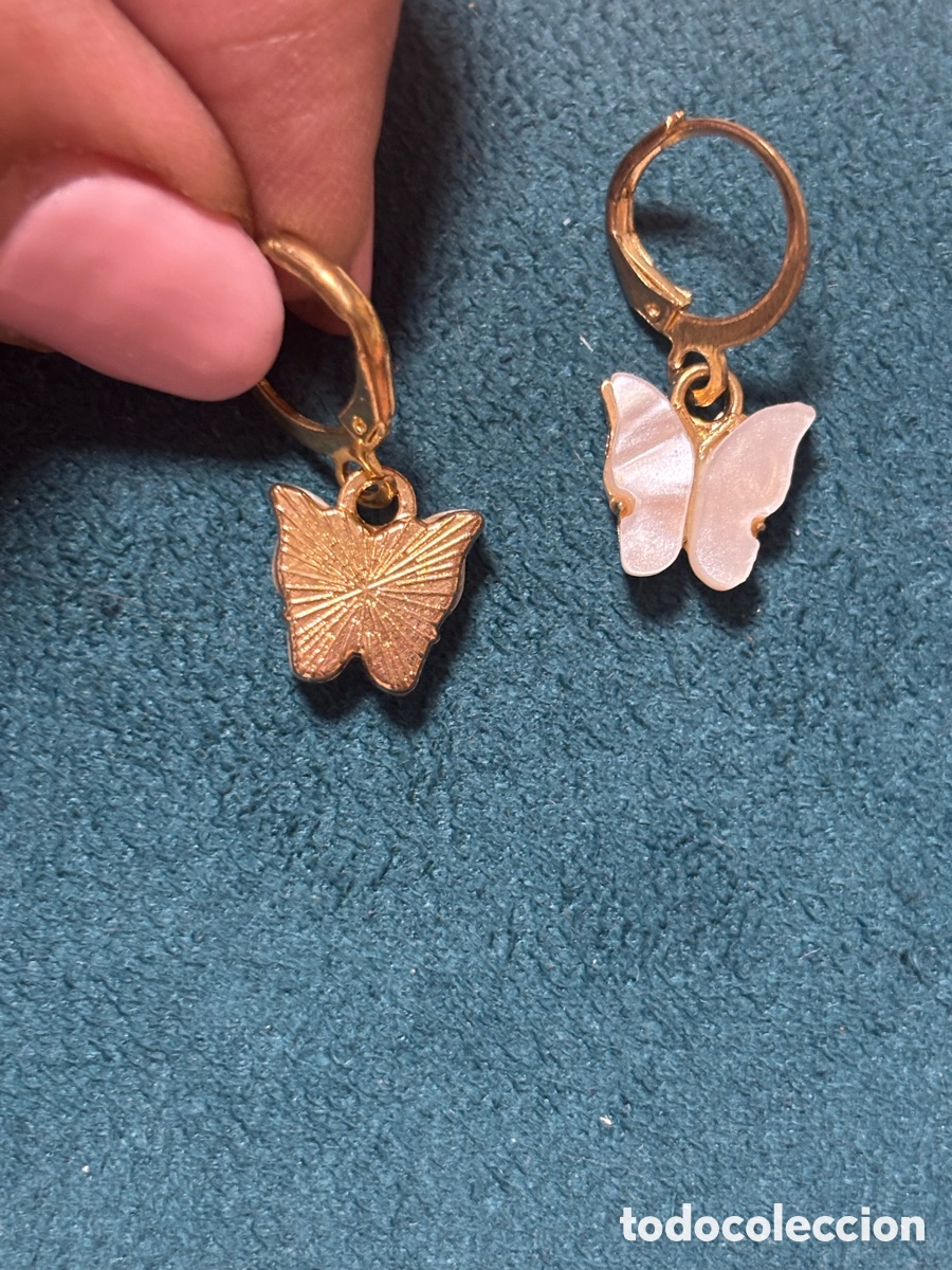 Joyeria: Peque&ntilde;os pendientes de mariposa - Foto 3