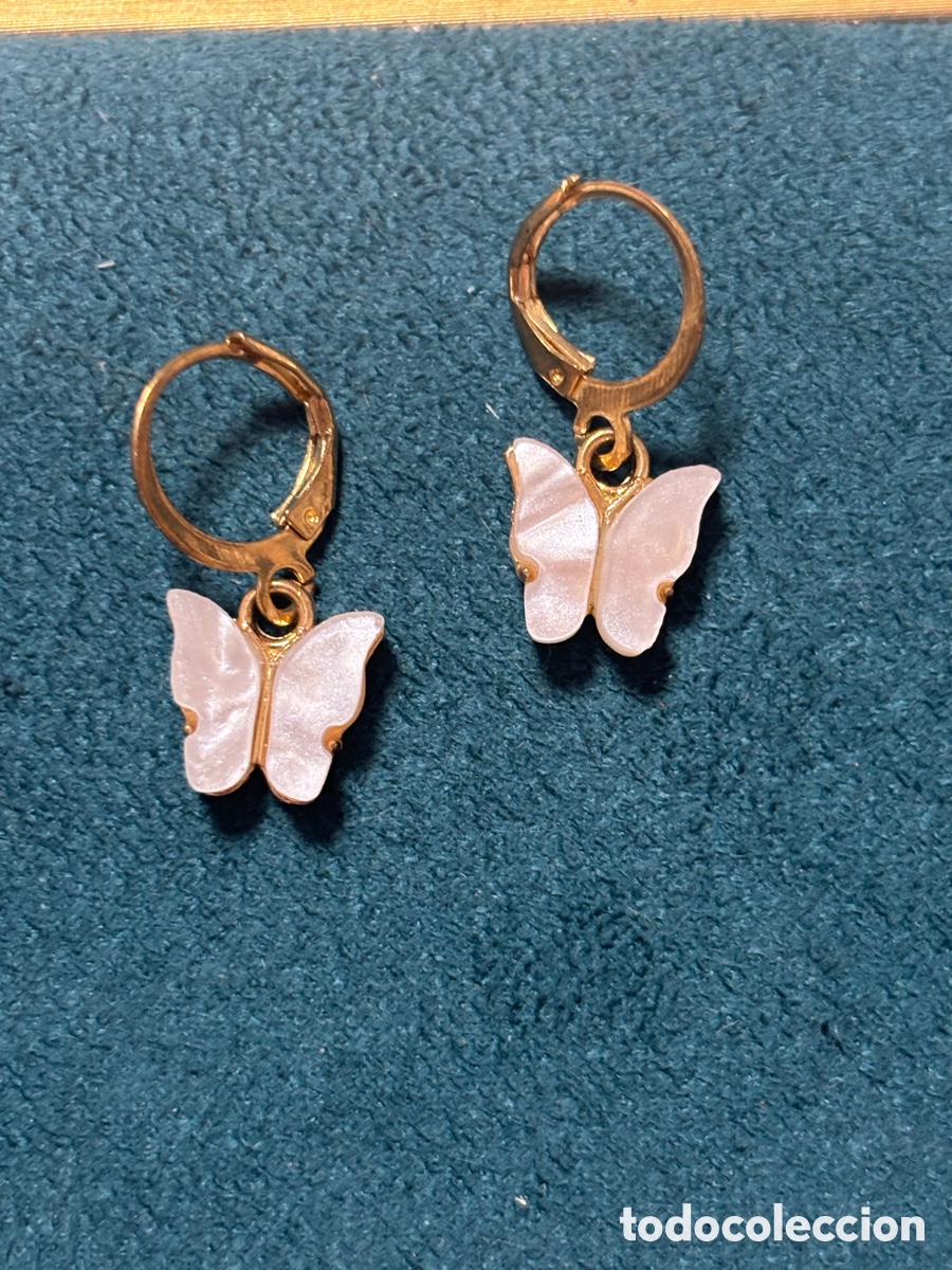Joyeria: Peque&ntilde;os pendientes de mariposa