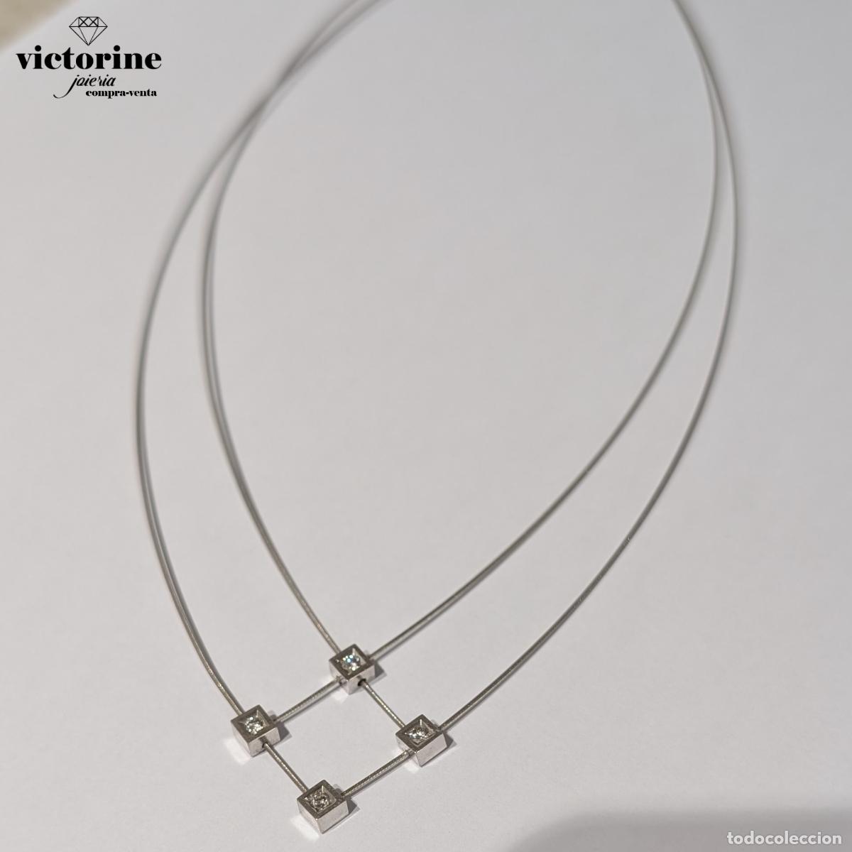 Joyeria: Collar oro blanco y diamantes - Foto 2