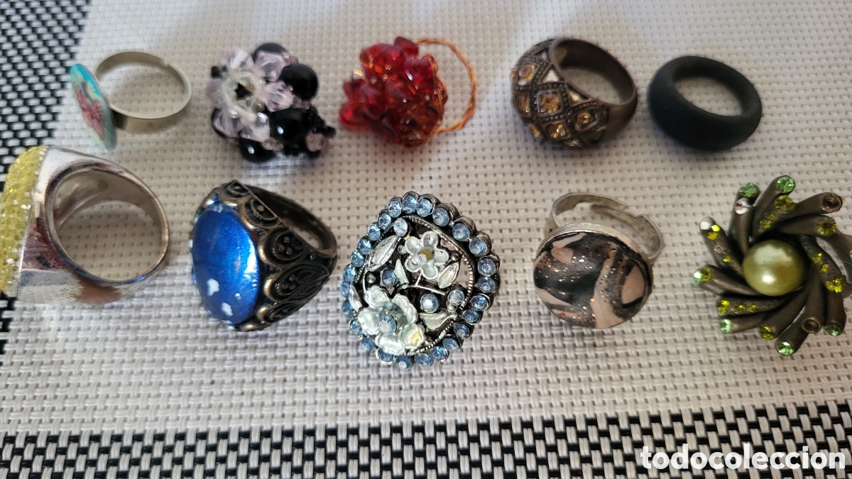 Joyeria: Lote varias anillos usados