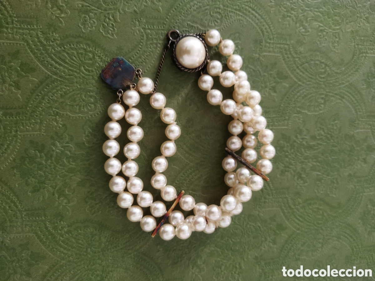 Joyeria: Pulsera perlas vintage. - Foto 3