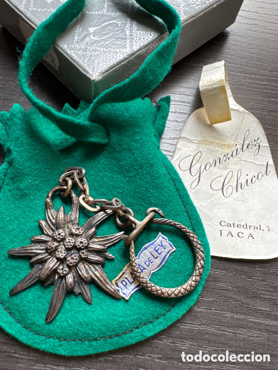 Joyeria: Llavero Plata Edelweis