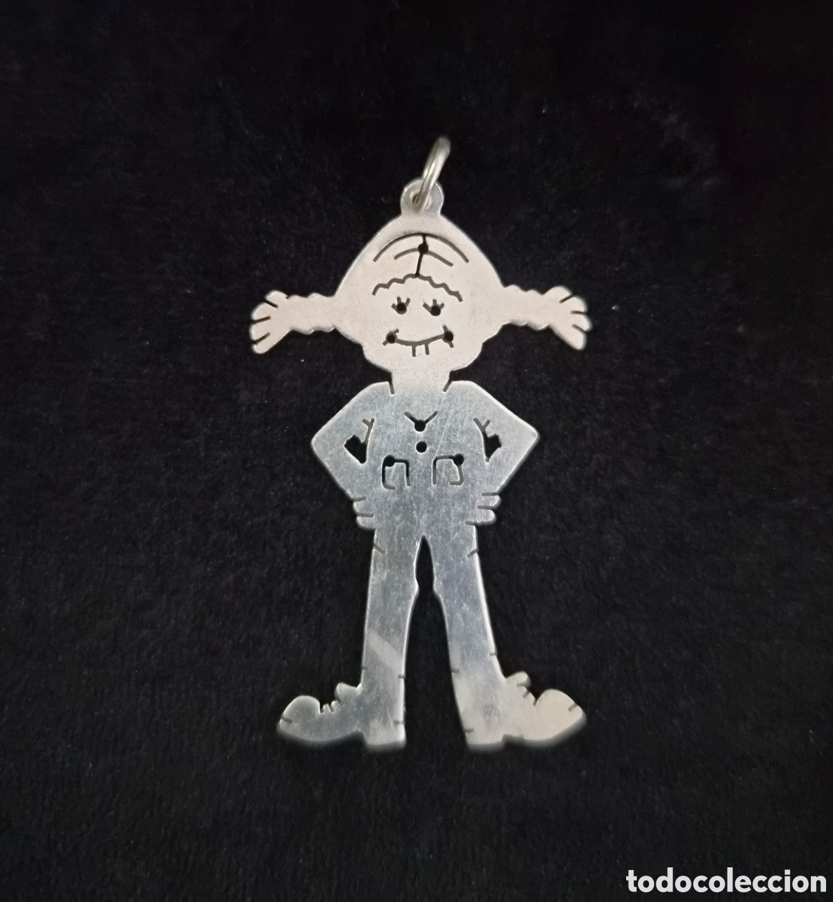 Joyeria: COLGANTE DE PLATA PIPPI CALZASLARGAS &ndash; PIPPI L&Aring;NGSTRUMP &ndash; VINTAGE